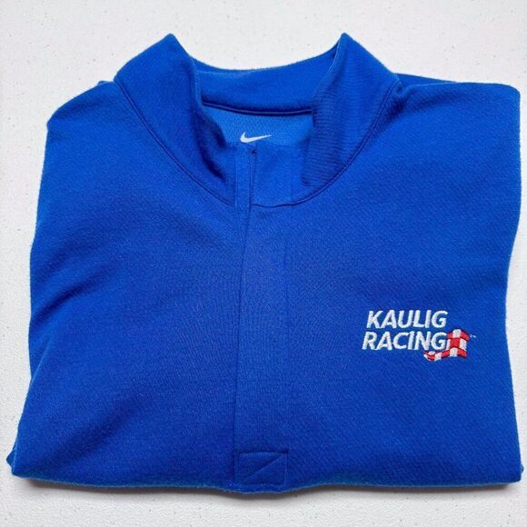 Kaulig Racing 1/4 Zip Mens Small Blue Golf Pullover Nascar Ty Dillon‎ BV0398 480 - Picture 1 of 14